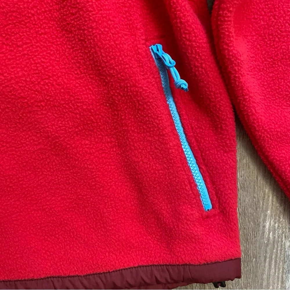 North Face Men’s Royal Arch Red Sherpa 1/4-Snap Fleece Pullover NWOT-size Large